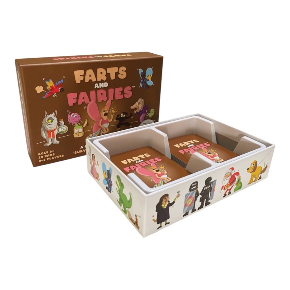 Farts & Fairies “A CARD GAME FOR THE SURVIVAL OF THE FARTEST”